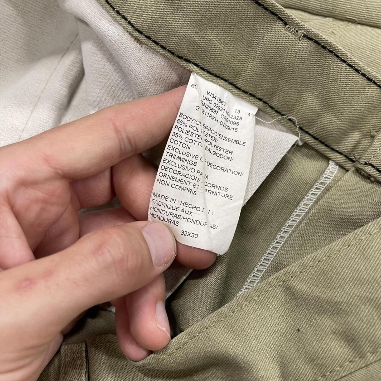Y2K Dickies work pants khaki Straight twill chino style workwear skater trousers