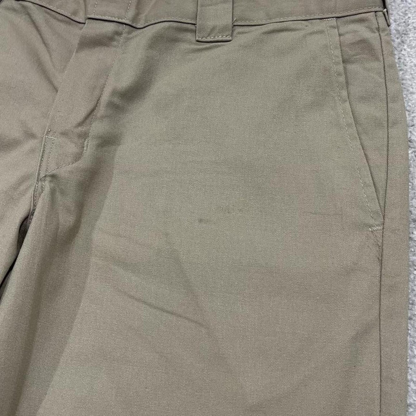 Y2k Dickies chino shorts skater style beige W33 Loose carpenter summer shorts