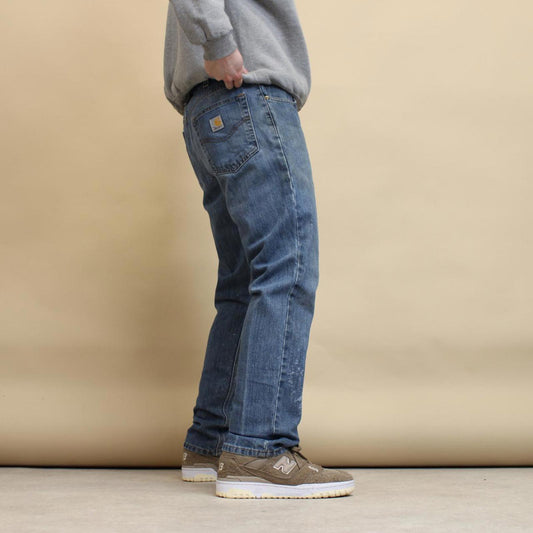 Blue Carhartt jeans W34L30 denim work 90s style skater jeans