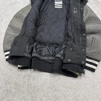 00s Billabong technical ski jacket M women's y2k varsity style hooded snow boarding coat winter