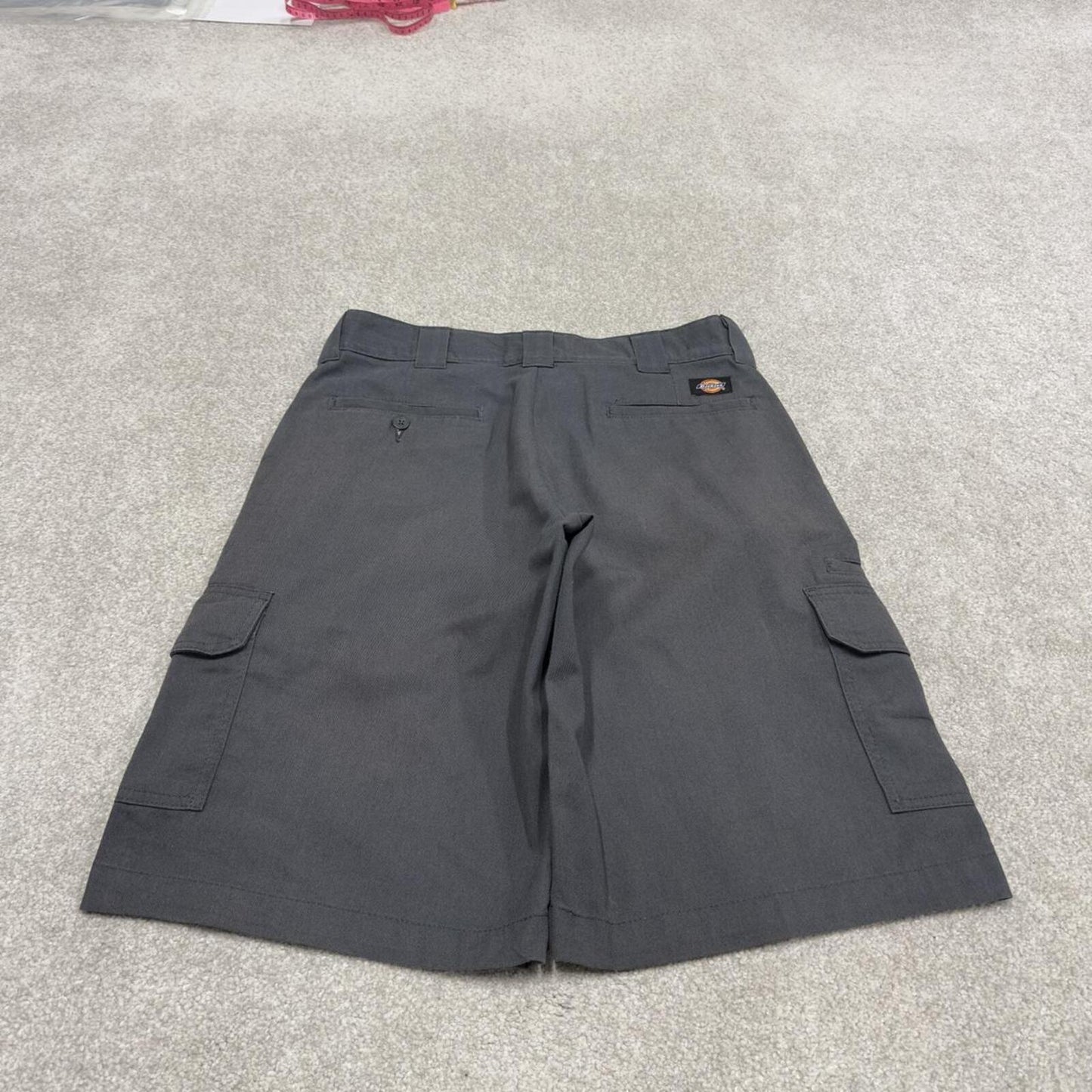 Dickies cargo chino shorts relaxed grey twill style chino skater shorts loose leg festival shorts