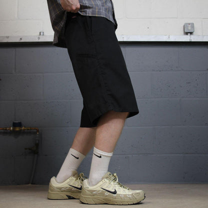 Dickies carpenter chino shorts long leg black Chino style skater shorts loose festival
