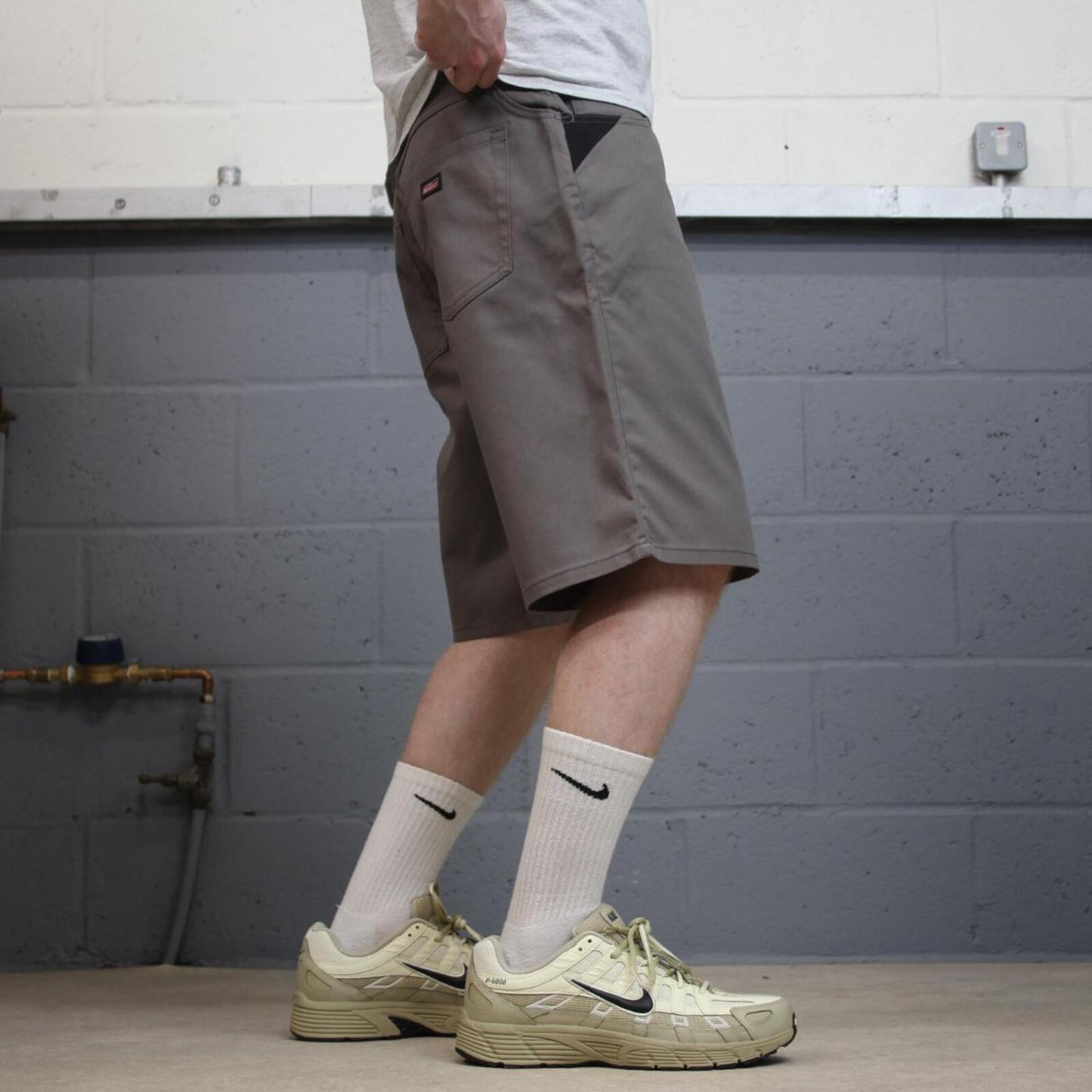 Dickies summer work shorts grey Lightweight chino style shorts loose leg