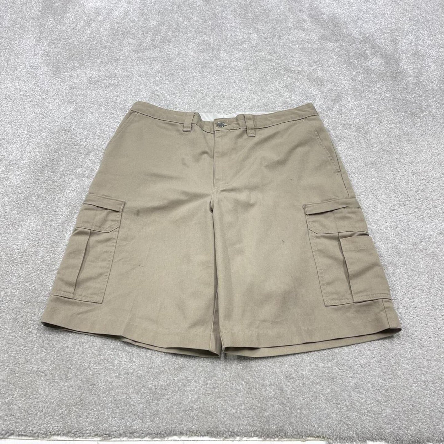 Y2K Dickies baggy cargo shorts skater khaki Loose chino style summer festival shorts