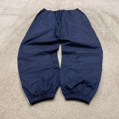 Navy baggy Nike Team trackies Large loose y2k style joggers embroidered Swoosh track pants stripes
