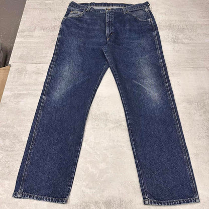 Blue Wrangler jeans W40L32 loose denim 90s style jeans skater