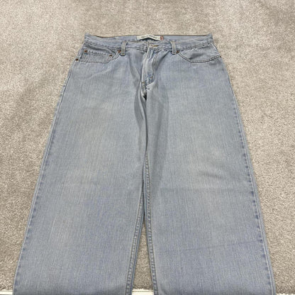 Baggy y2k Levi’s jeans 550 washed blue Loose relaxed fit 00s denim pants red tab logo