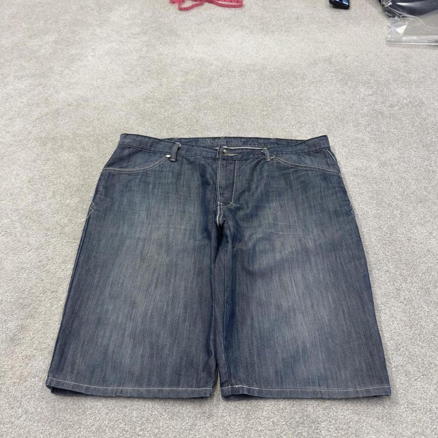 Levi’s Silvertab denim shorts blue loose denim jorts skate style summer