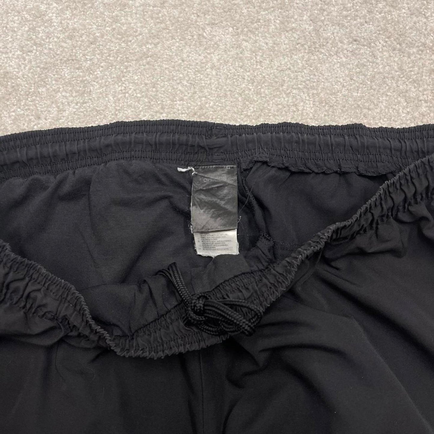 00s Adidas tracksuit bottoms black XXL loose y2k style sportswear track pants gym wear