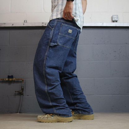 Lee Dungarees baggy jeans blue W40L30 denim carpenter skater cargo pants