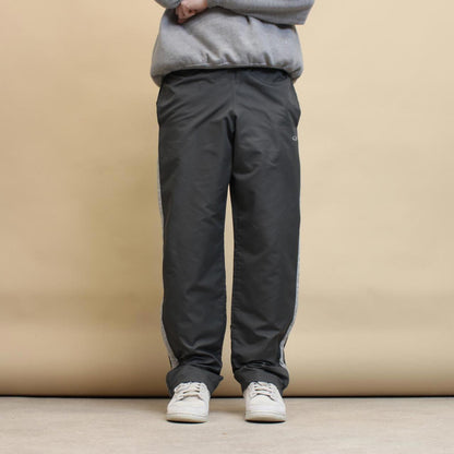Champion tracksuit bottoms S grey loose mesh lined casual trackies