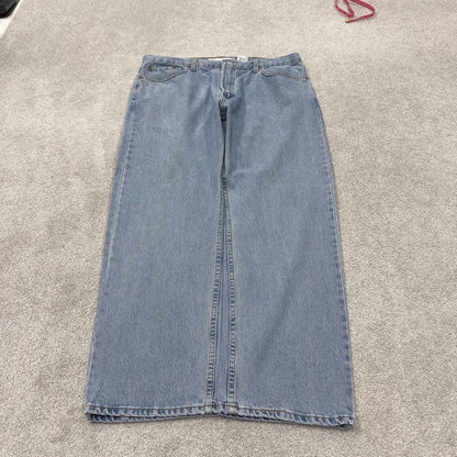 Levi’s 505 jeans Y2K blue denim straight leg 2000s style pants red tab logo
