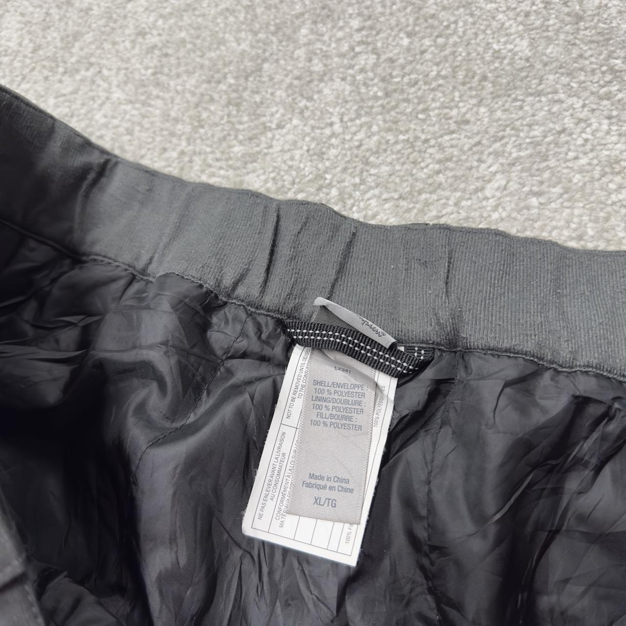 Y2K champion waterproof technical trousers grey XL Wide leg hiking salopette outdoors trousers