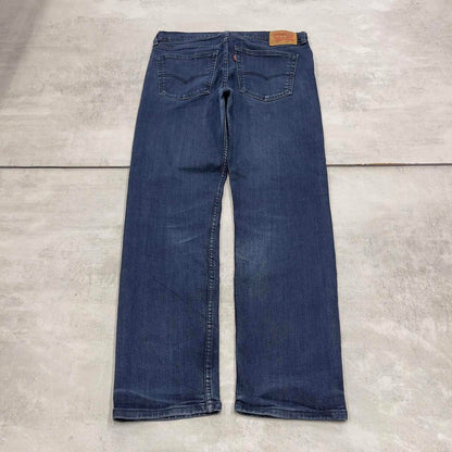 Blue Levis 505 jeans W36L32 straight fit denim skate style pants red tab logo