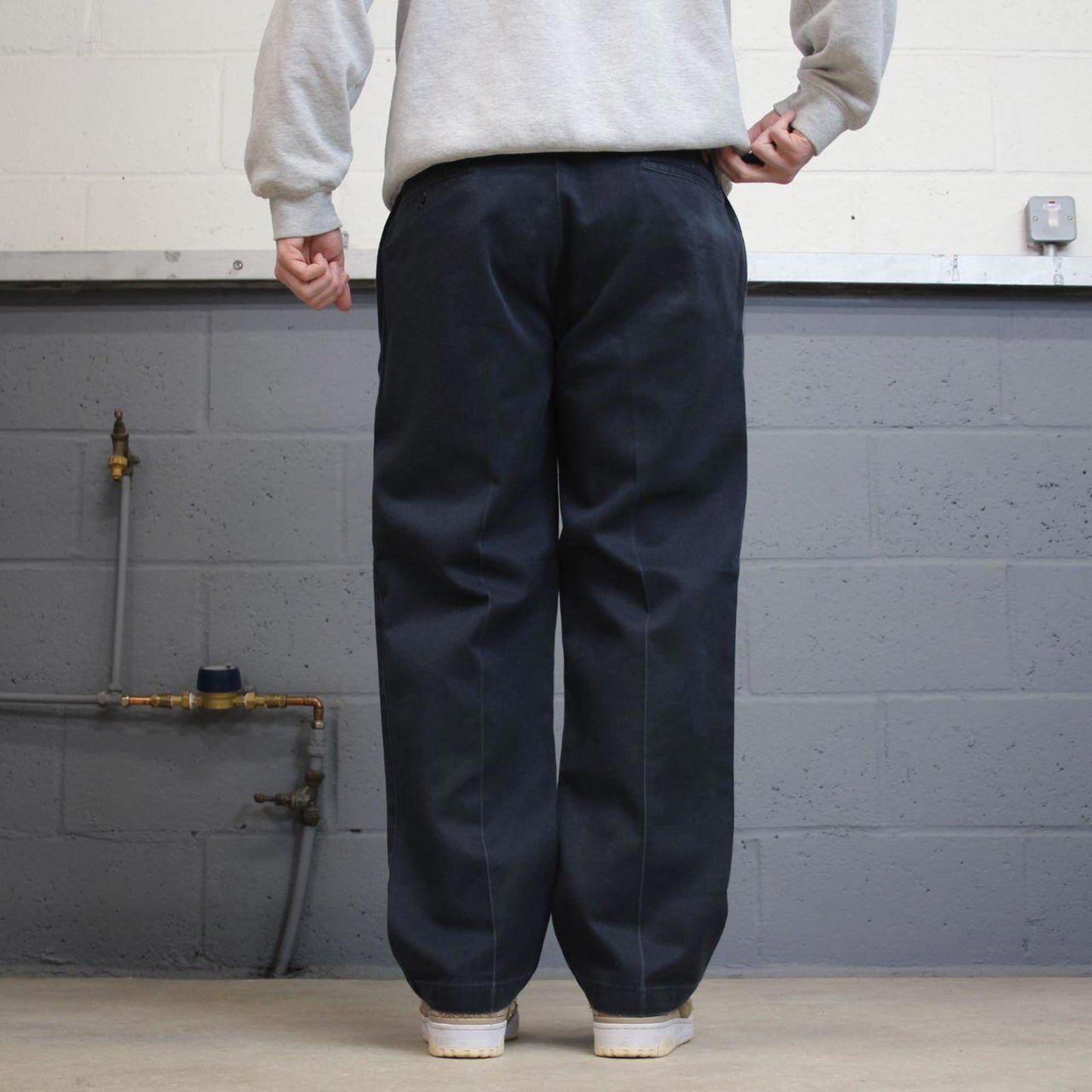Vintage Y2k Dickies work pants navy Loose chino style skate trousers