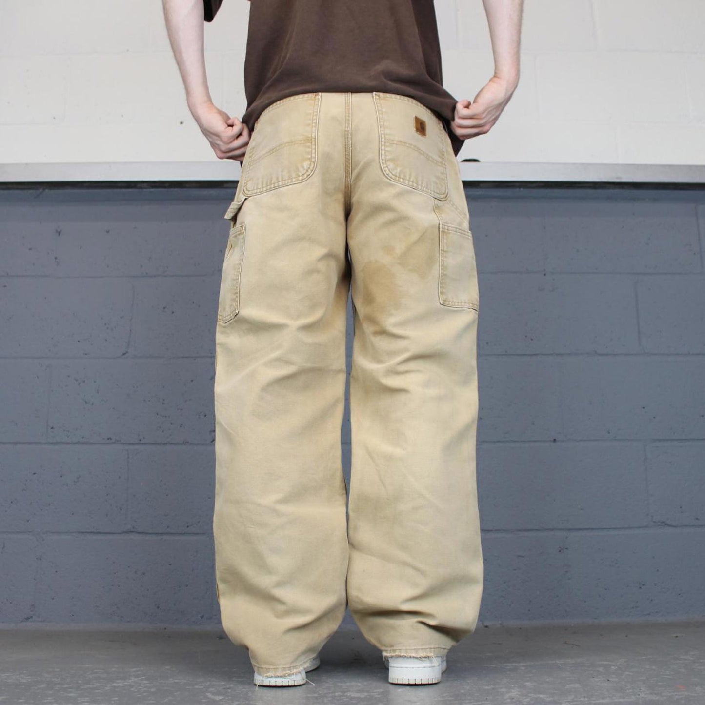 Baggy Carhartt carpenter jeans W32L32 90s style thick canvas wide leg