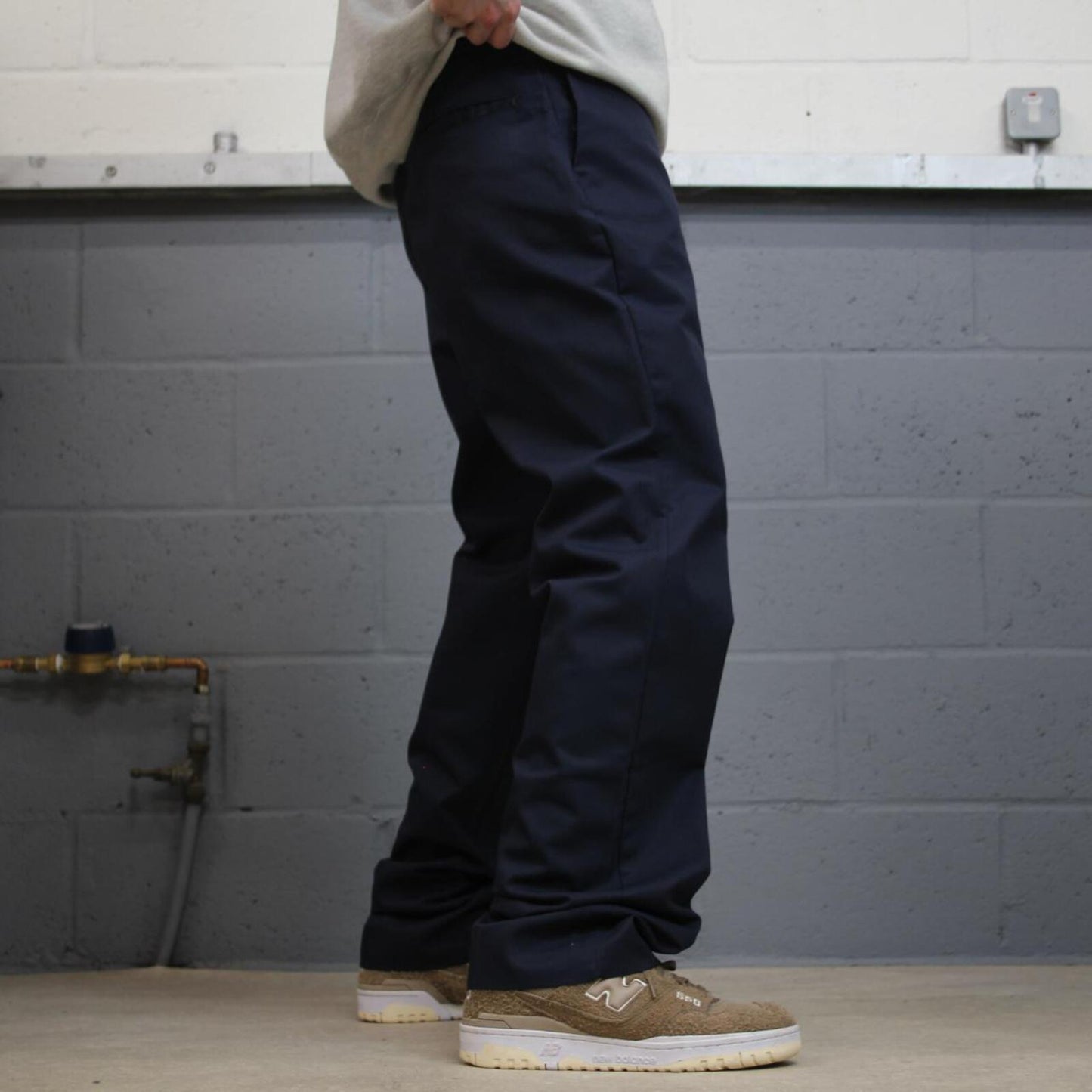 Vintage chino work pants skater navy Red Kap loose original twill skate style trousers