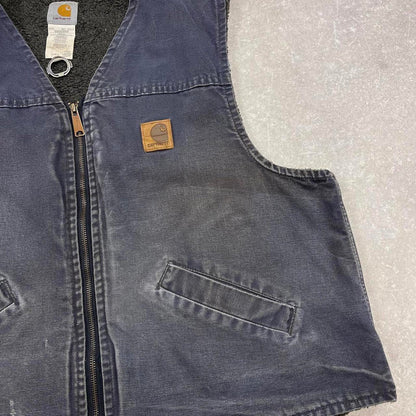 Navy vintage Carhartt gilet XL