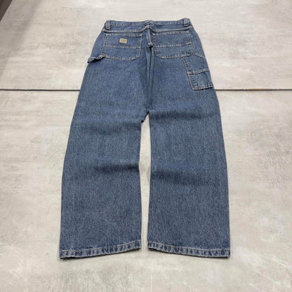 Baggy Lee carpenter jeans W31L33 blue denim loose y2k style cargo trousers