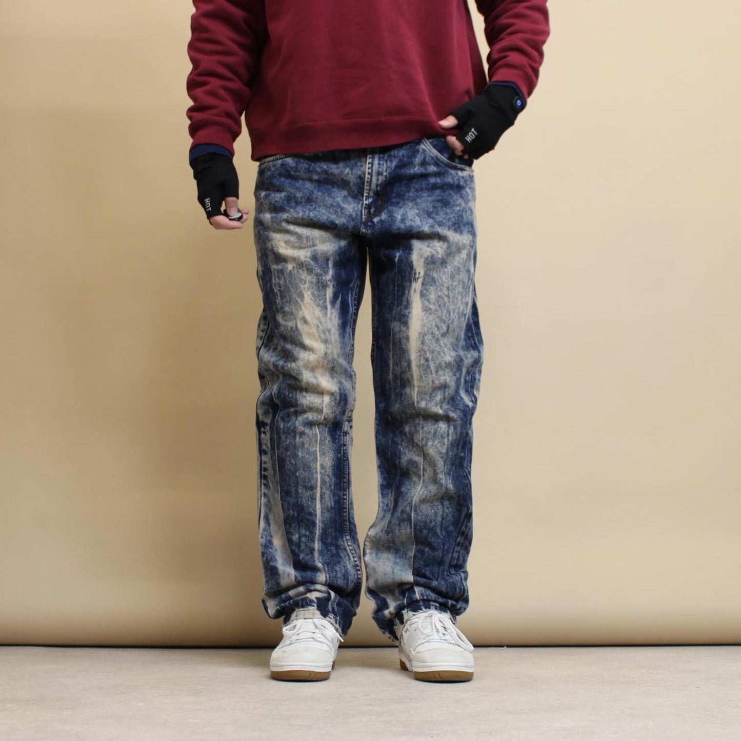Acid wash Evolution jeans W38L32