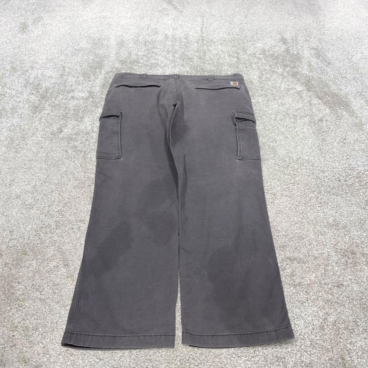 Y2K Carhartt cargo work pants grey Loose relaxed fit skate workwear pants