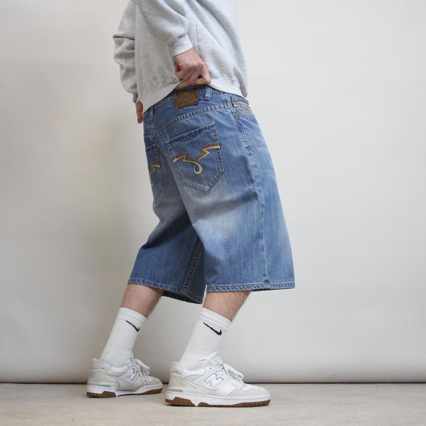 Baggy Ecko Unltd denim shorts W38