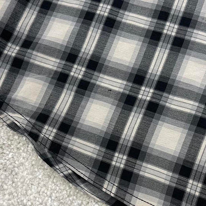 Grey checkered Columbia technical shirt Medium men's long sleeve button up autumn y2k style