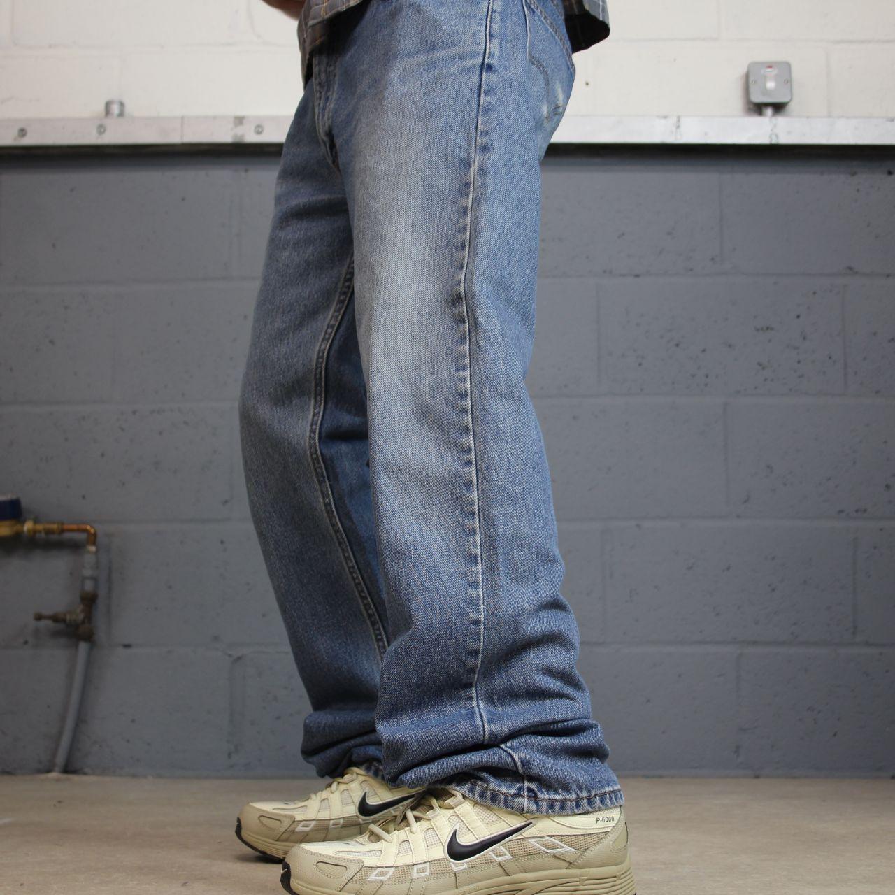 Levi’s 505 jeans y2k W34L32 blue denim Levi’s straight leg red tab logo 2000s style pants