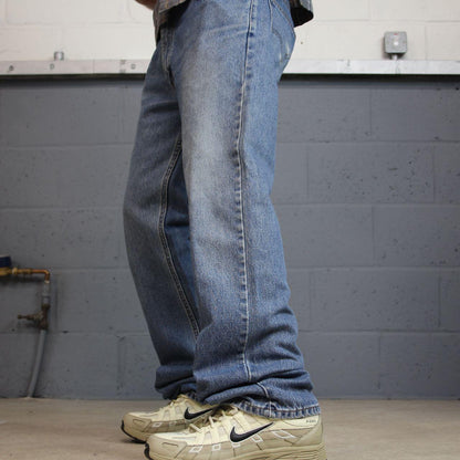 Levi’s 505 jeans y2k W34L32 blue denim Levi’s straight leg red tab logo 2000s style pants
