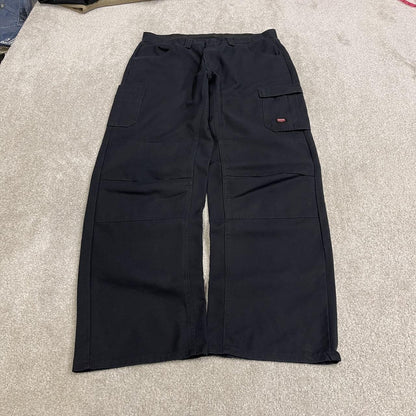 Red Kap baggy double knee cargo pants y2k Loose wide leg skater work pants