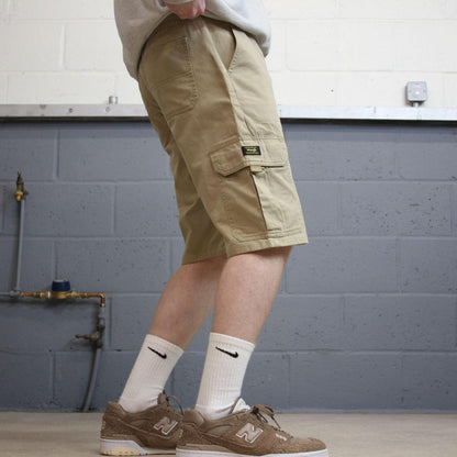 Y2k Wrangler cargo shorts utility khaki Loose summer festival outfit