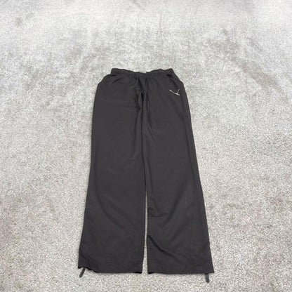 Puma gym trackies medium y2k style slim joggers print logo sportswear pants
