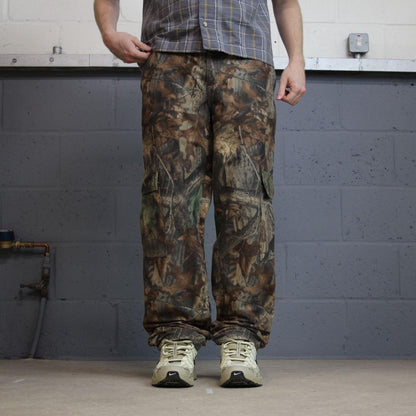 King's Camo Realtree camo cargo pants Y2K khaki M Realtree Edge camouflage pattern trousers