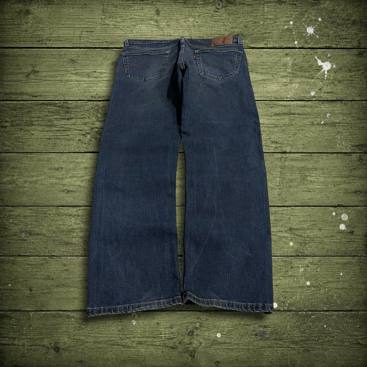 Levi's 505 straight fit jeans y2k blue Regular straight leg denim pants red tab logo