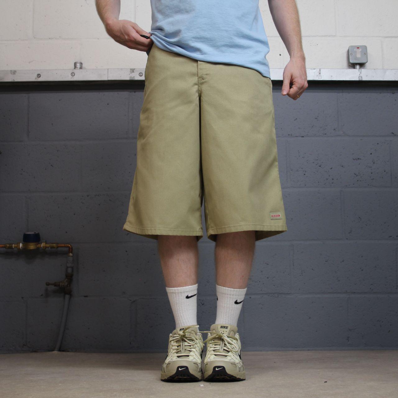 Dickies carpenter chino shorts long leg khaki Chino style skater shorts loose leg festival