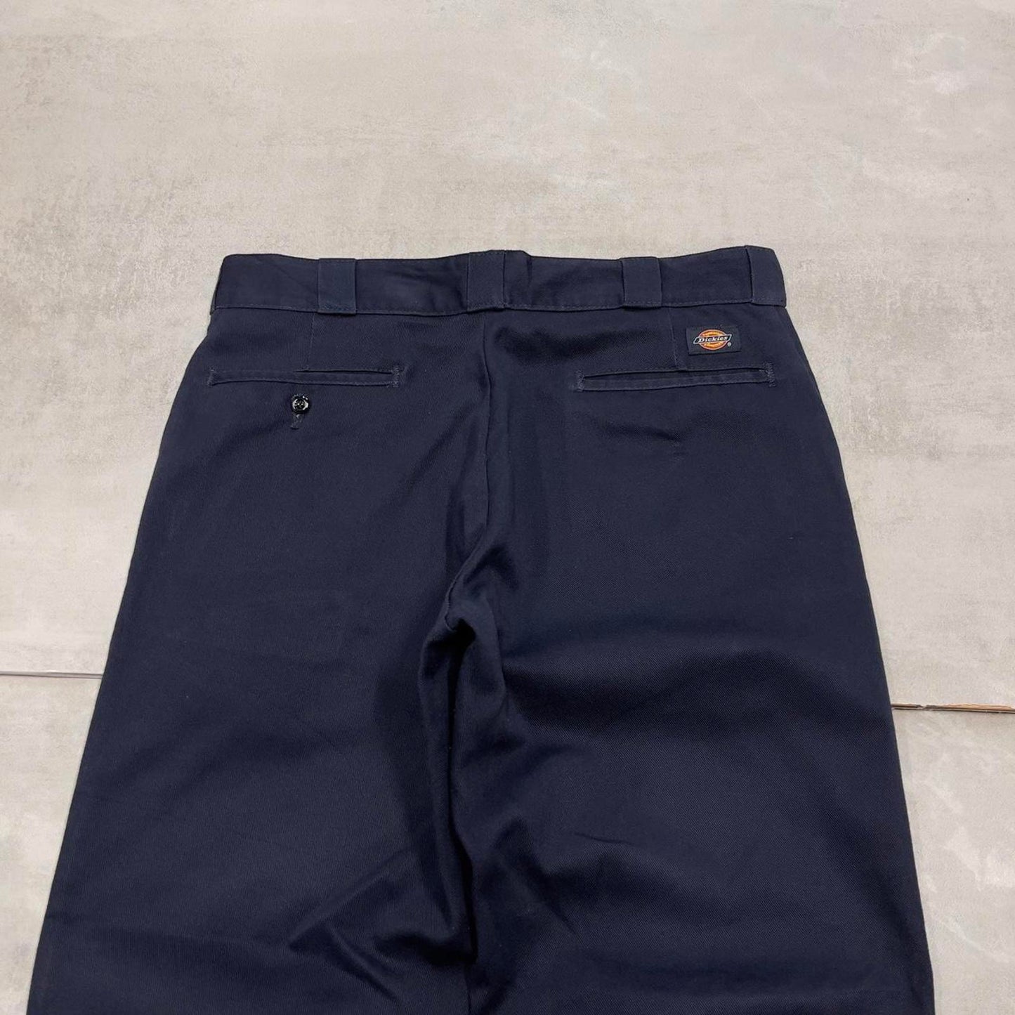 Dickies 874 Pants W34L30 navy twill chino 90s style skater pants