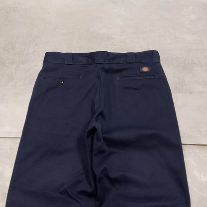 Dickies 874 Pants W34L30 navy twill chino 90s style skater pants