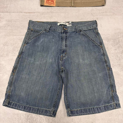 Mens Levi’s denim carpenter shorts W36
