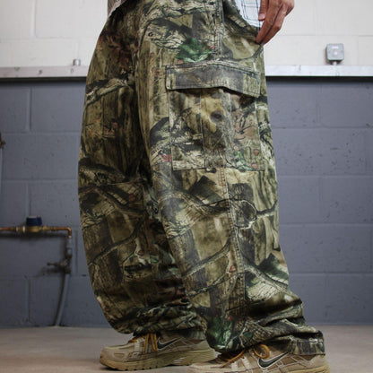 Vintage Redhead baggy camo cargo pants khaki 3XL Loose leg camouflage Y2K hunting style trousers