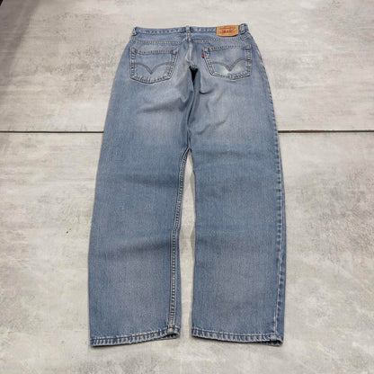 Baggy Levis 550 jeans W33 L34 blue loose 90s relaxed style skater jeans red tab logo