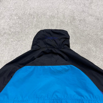 Vintage Y2K Columbia technical jacket blue Paneled colour block embroidered hiking coat