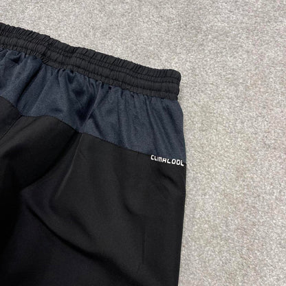 Vintage Y2K Adidas tracksuit bottoms black Side stripe design track pants