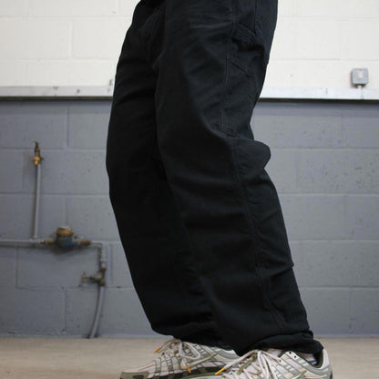 Black Carhartt carpenter jeans size 18 W40L30 women's y2k 90s style cargos