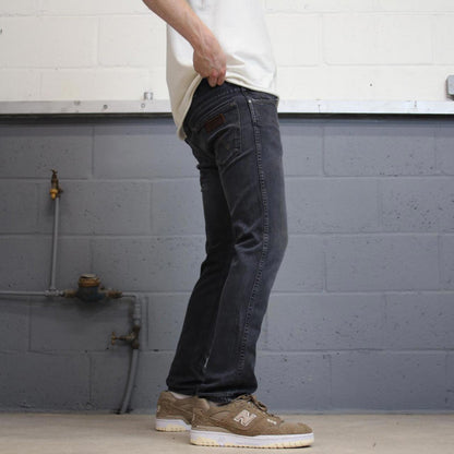 Y2K Wrangler jeans W32 L30 Faded black denim pants