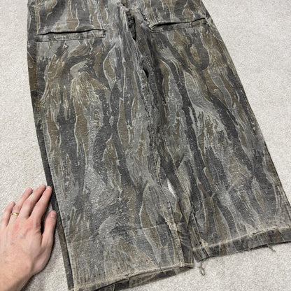 Vintage camouflage jeans y2k loose khaki Realtree camo loose leg hunting pants