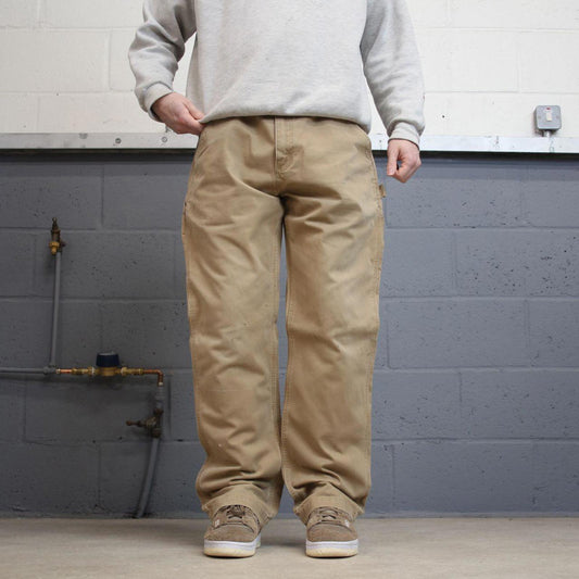 Carhartt carpenter pants W36L32 tan relaxed 90s style cargos