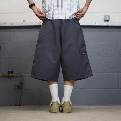 Dickies baggy chino shorts carpenter grey Chino style skater shorts long wide leg festival