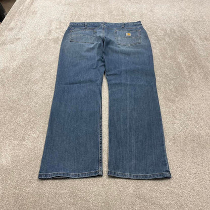 00s Carhartt jeans blue denim W36L30 Y2k skater style straight leg 5 pocket work pants workwear