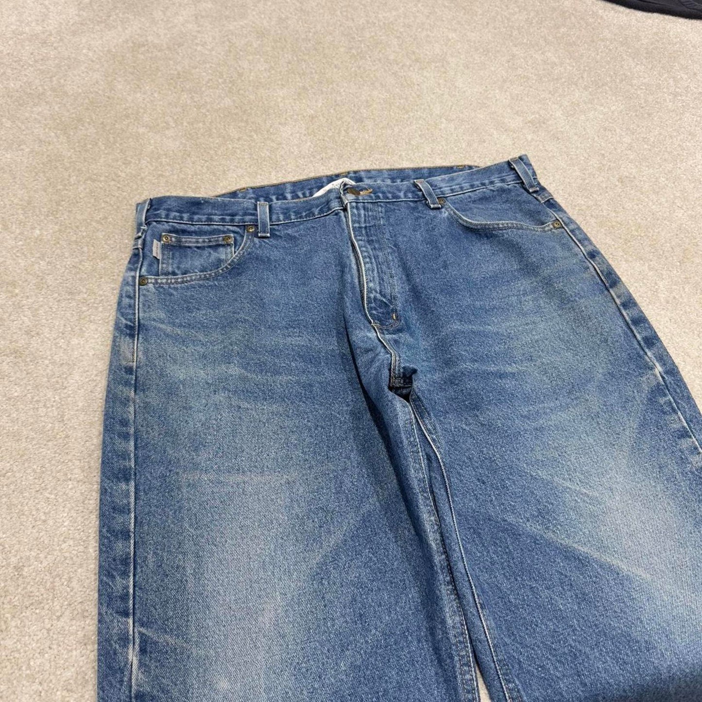 Vintage Carhartt Jeans loose W40L28 blue denim relaxed 90s style skater jeans