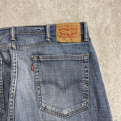 Levi's 505 straight fit jeans y2k blue Regular straight leg denim pants red tab logo